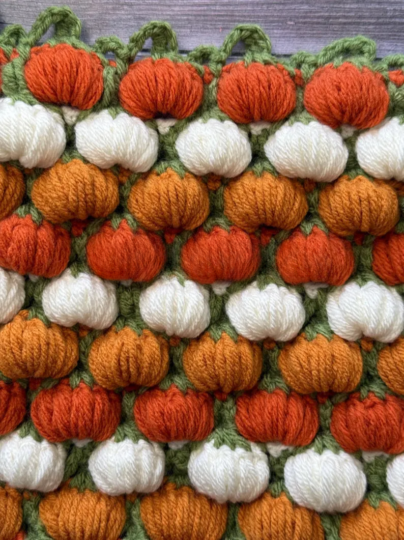 3D Pumpkin Stitch Crochet Pattern