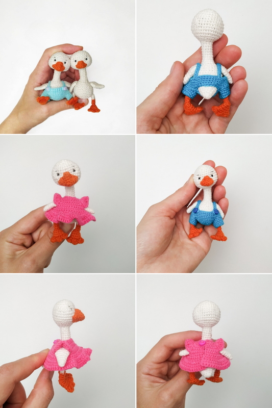 Goose Duo + Halloween Outfits Crochet Pattern