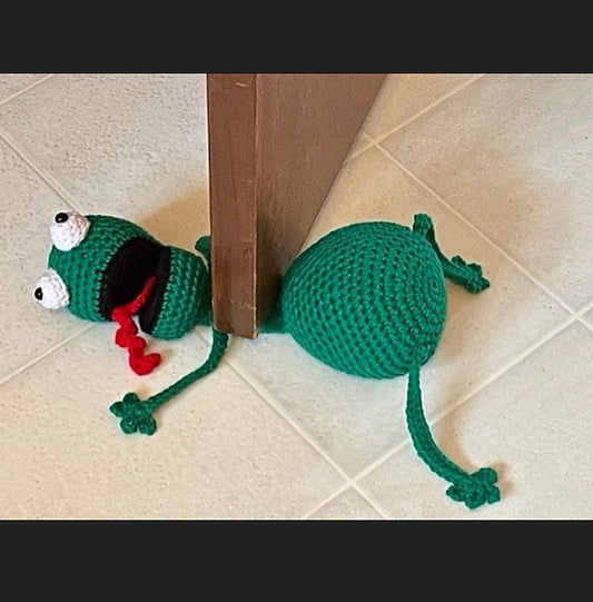 Frog Door Stop Crochet Pattern