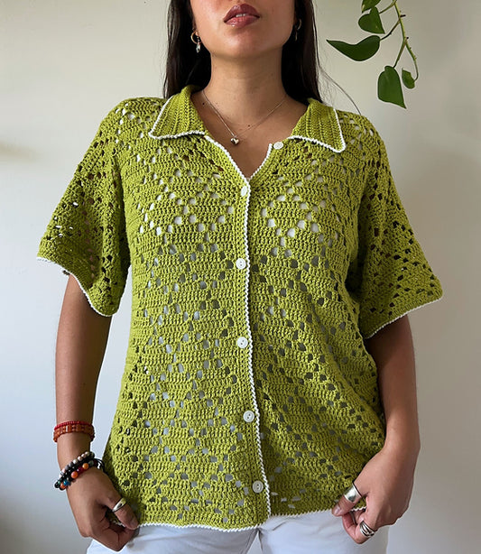 Collared Shirt Crochet Pattern