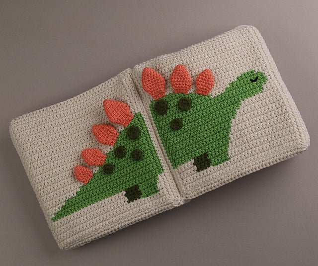 Dinosaur Quiet Book Crochet Pattern