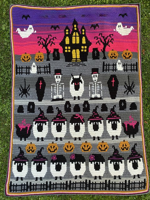 Spooky Children Blanket Crochet Pattern