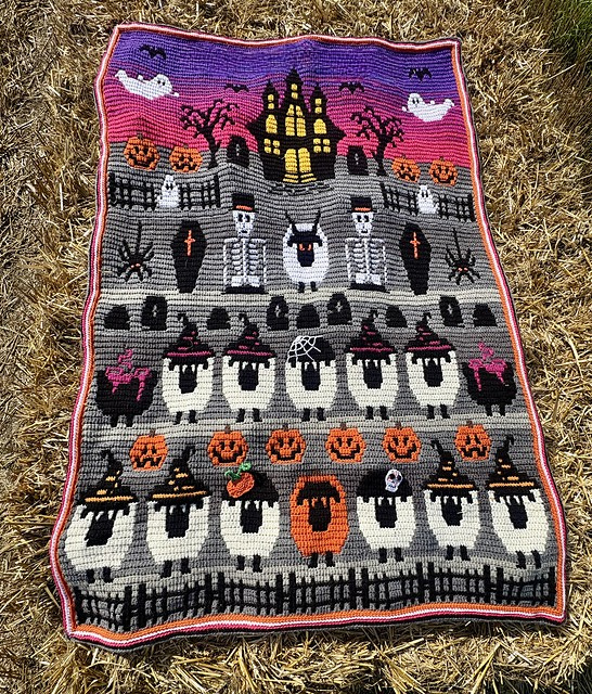 Spooky Children Blanket Crochet Pattern