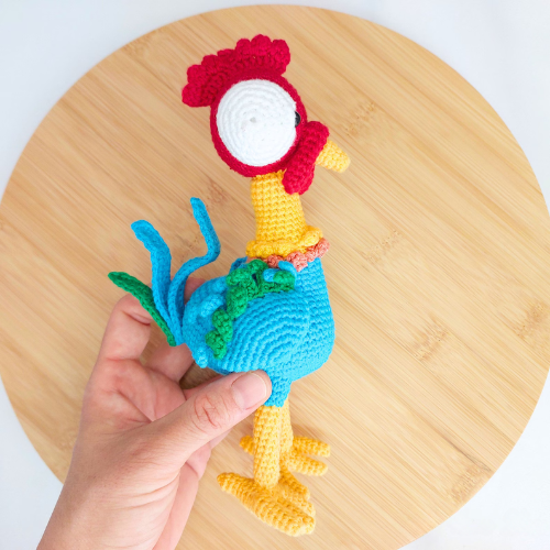 Hei Hei Funny Rooster Crochet Pattern