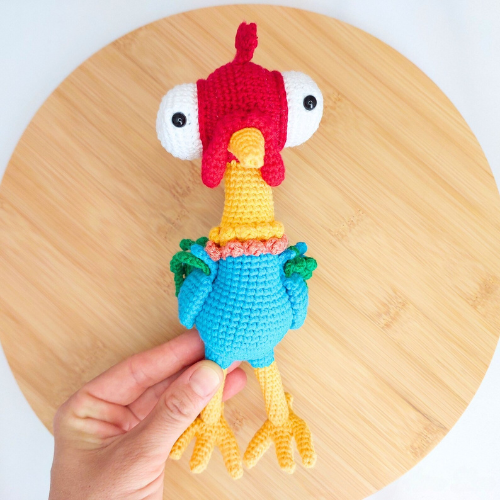 Hei Hei Funny Rooster Crochet Pattern