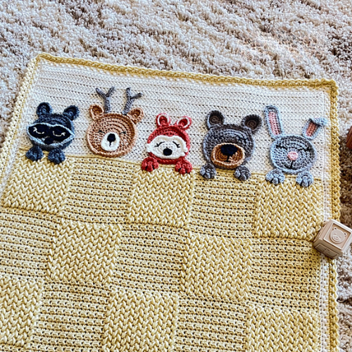 Forest Friends Blanket Crochet Pattern