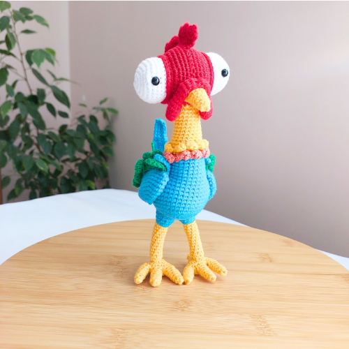 Hei Hei Funny Rooster Crochet Pattern