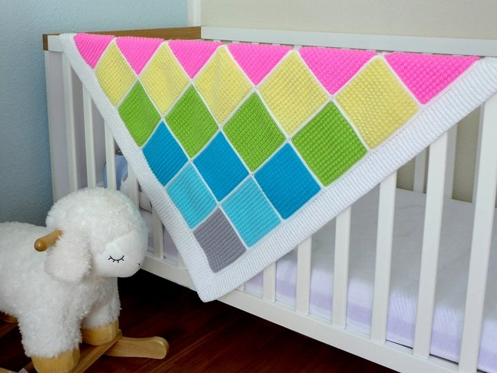 Mosaic Blanket Crochet Pattern