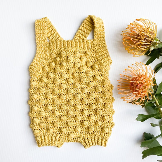 Romper Bobble Crochet Pattern
