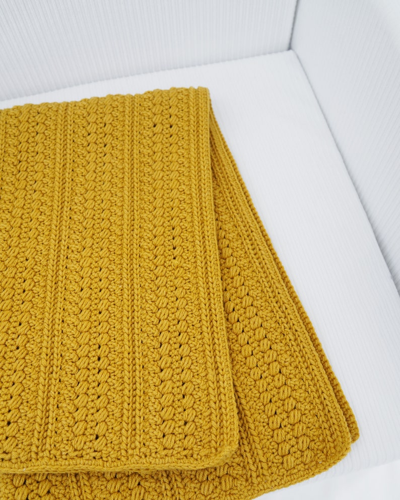 11 Sizes Easy Blanket Crochet Pattern