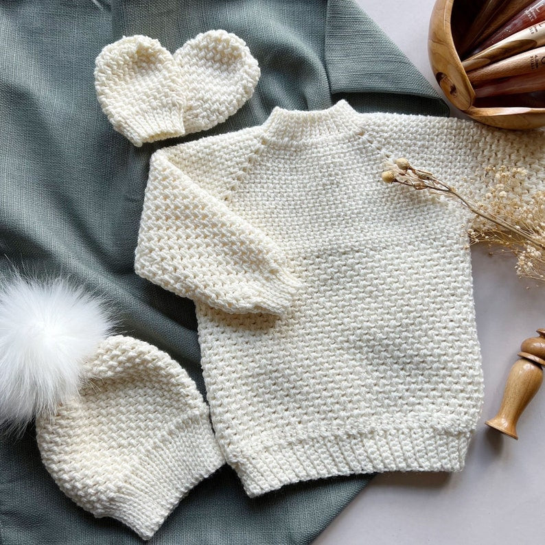 Raglan Jumper Crochet Pattern