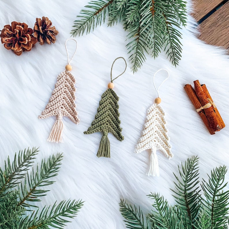 Tree Ornaments Crochet Pattern