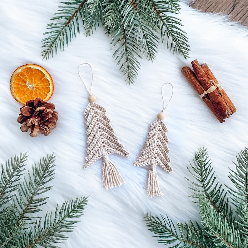Tree Ornaments Crochet Pattern