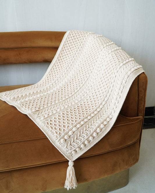 Boho Modern Blanket Crochet Pattern