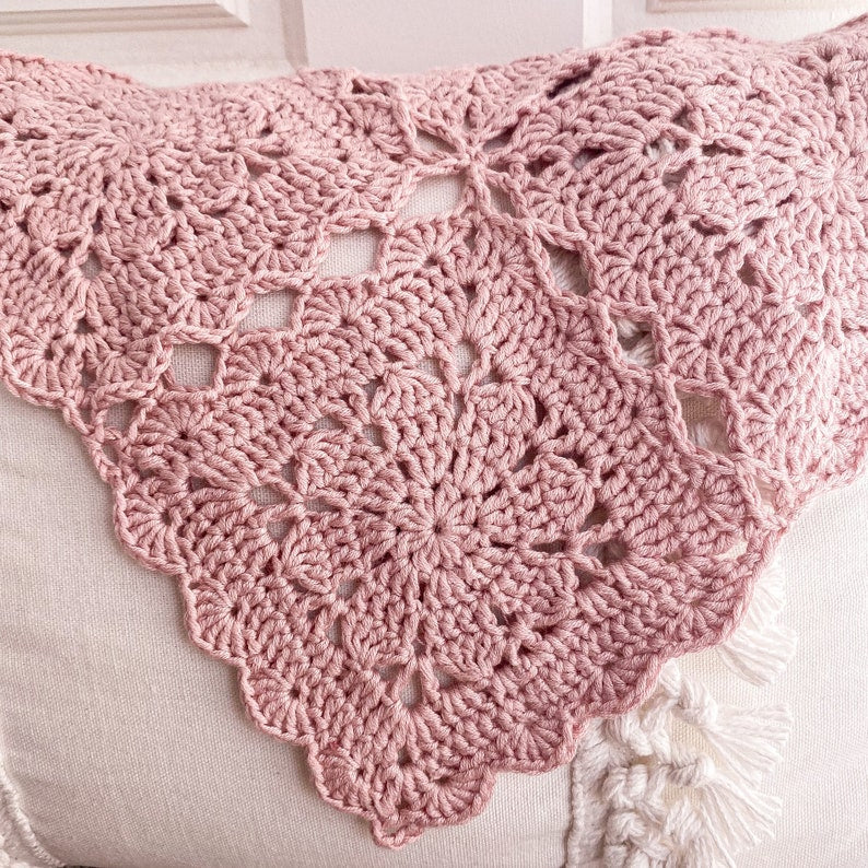 Flower Square Blanket Crochet Pattern