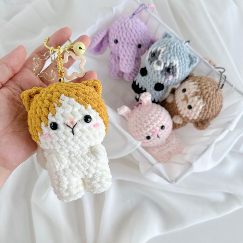 Animal Keychain Crochet Pattern