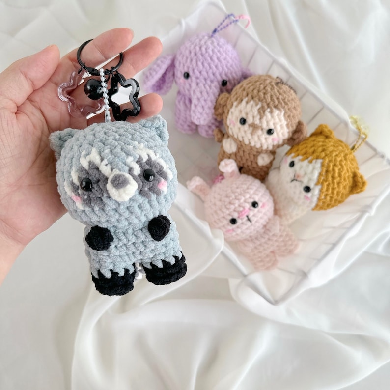 Animal Keychain Crochet Pattern
