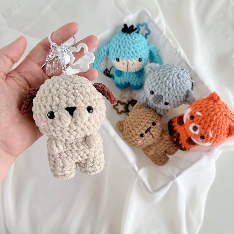 Animal Keychain Crochet Pattern