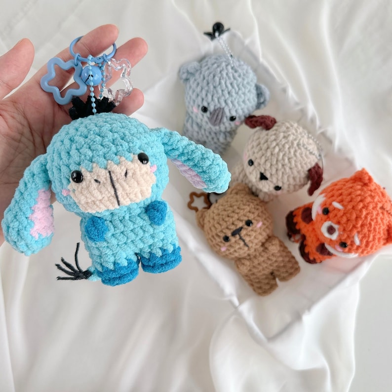 Animal Keychain Crochet Pattern