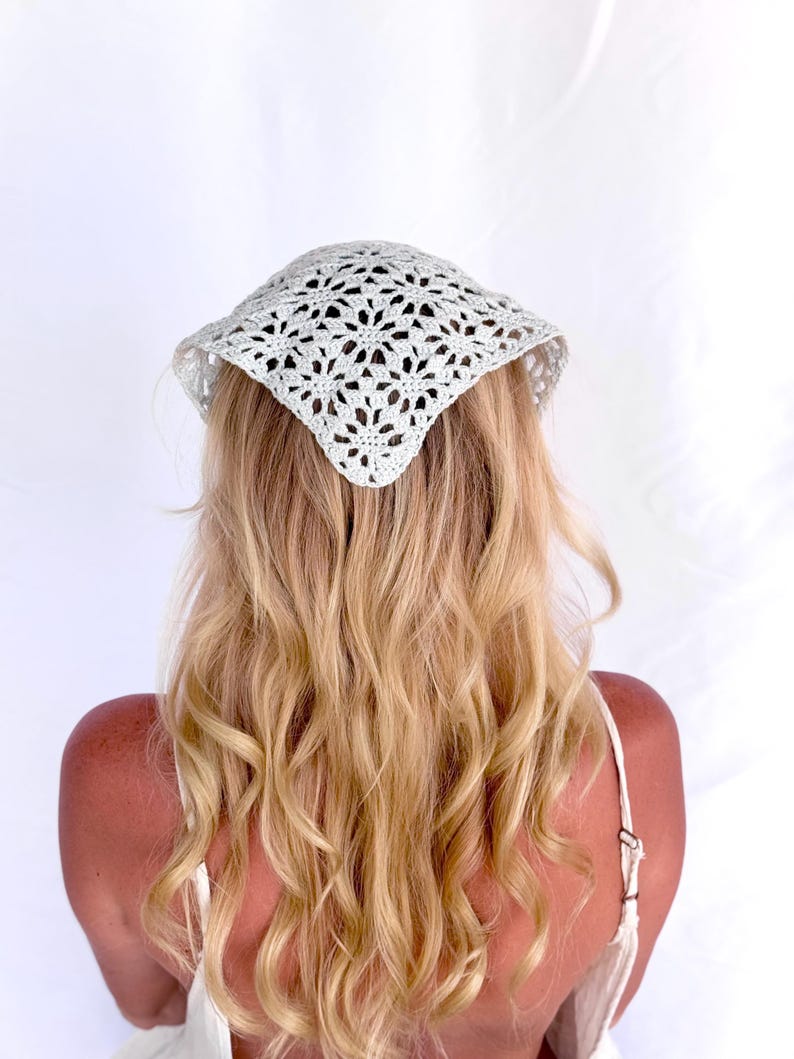 Lace Bandana Crochet Pattern