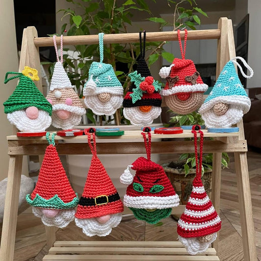 10 in 1 Christmas Gnomes Crochet Pattern