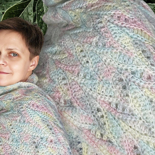 Textured Slip Stitch Scarf Crochet Pattern