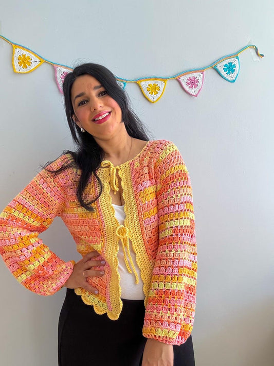 Confetti Cardigan Crochet Pattern