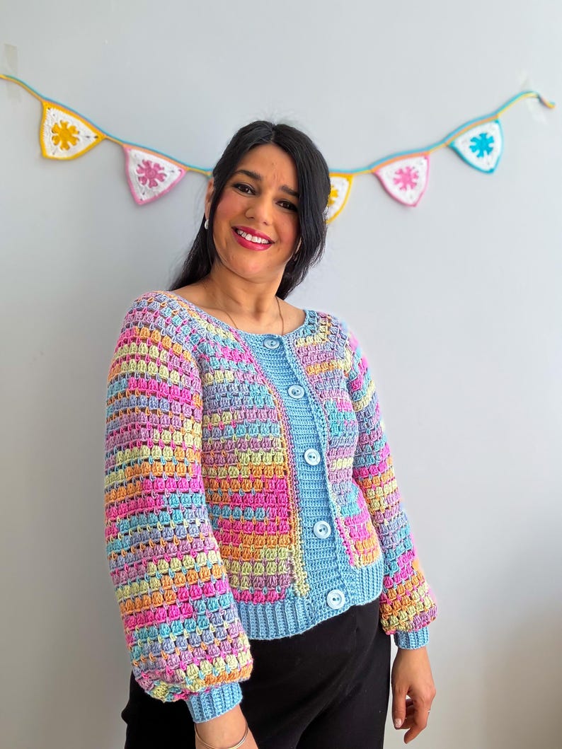 Confetti Cardigan Crochet Pattern