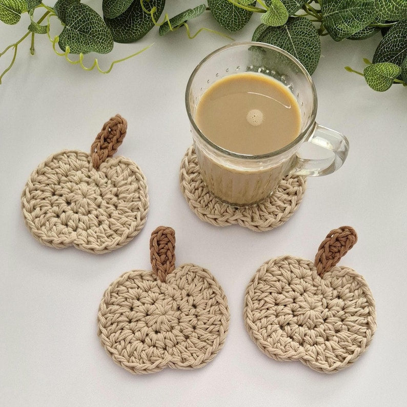 Pumpkin Coaster Crochet Pattern