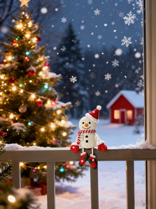 Christmas Snowman Crochet Pattern