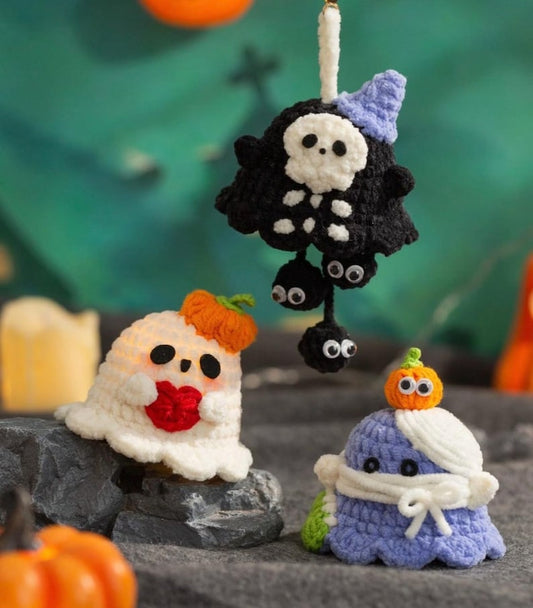 6-in-1 Halloween Ghost Crochet Pattern