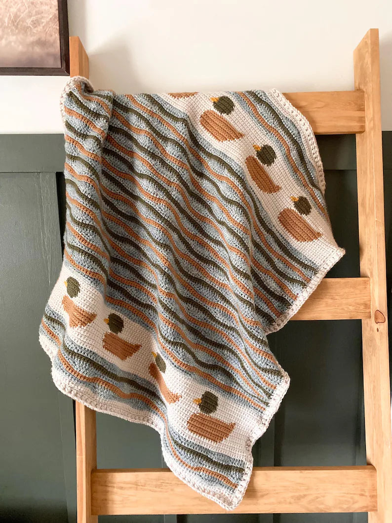 Baby Duck Blanket Crochet Pattern