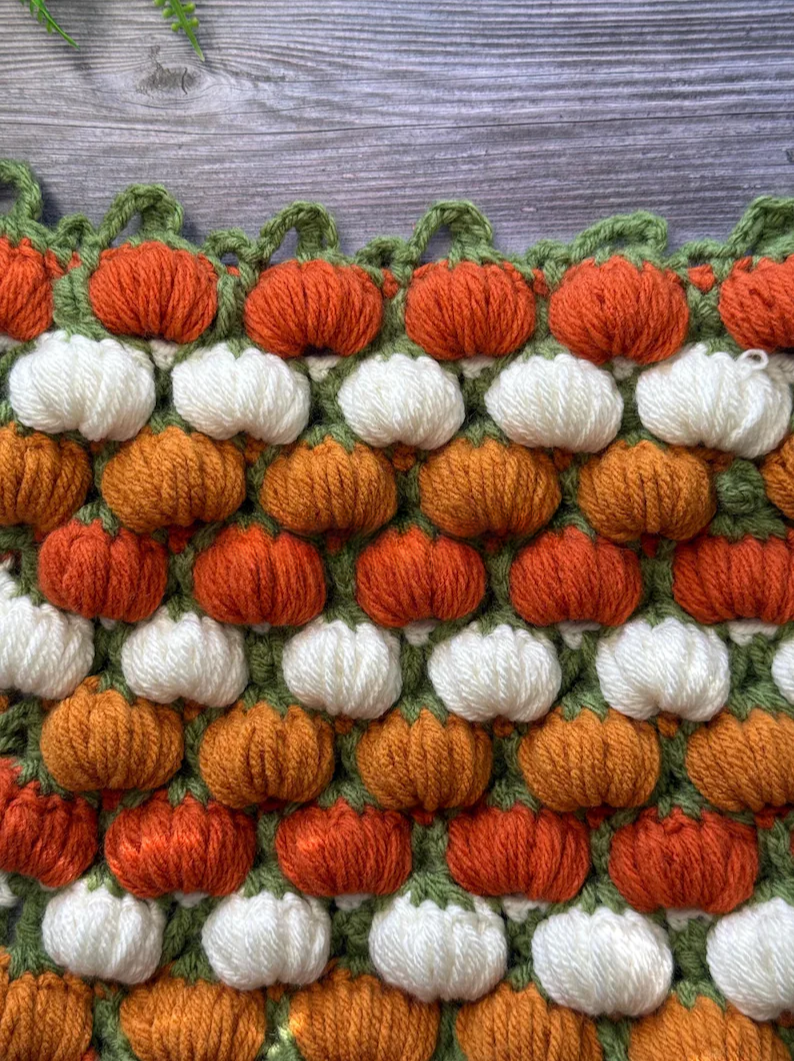 3D Pumpkin Stitch Crochet Pattern