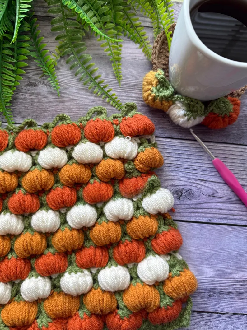 3D Pumpkin Stitch Crochet Pattern