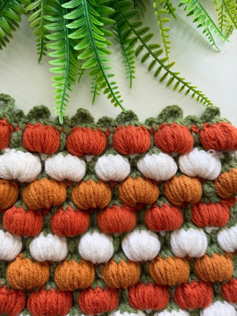 3D Pumpkin Stitch Crochet Pattern