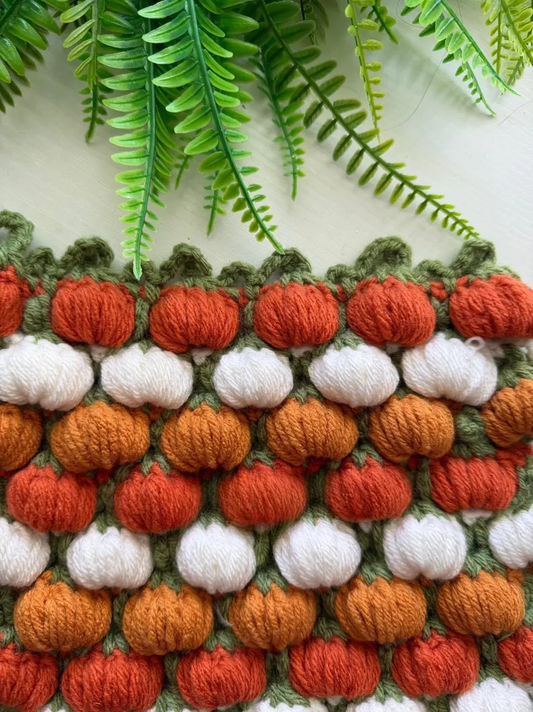 3D Pumpkin Stitch Crochet Pattern
