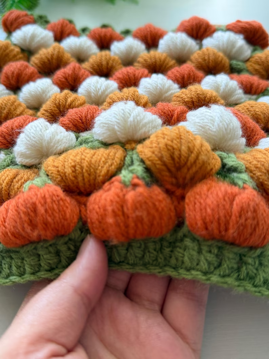 3D Pumpkin Stitch Crochet Pattern