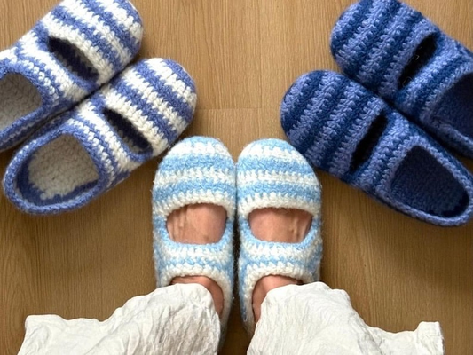 Ballerina Slippers Crochet Pattern