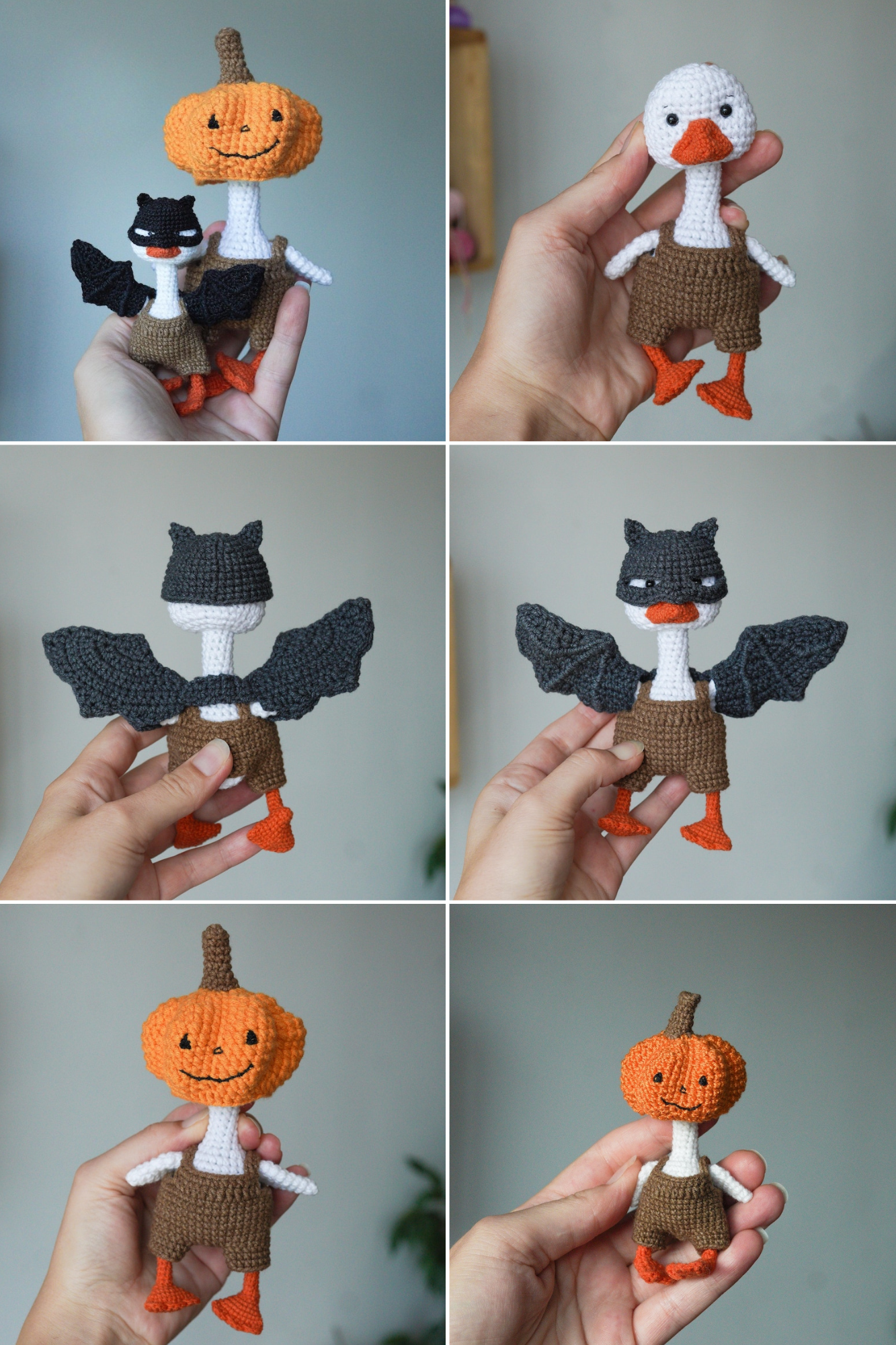 Goose Duo + Halloween Outfits Crochet Pattern