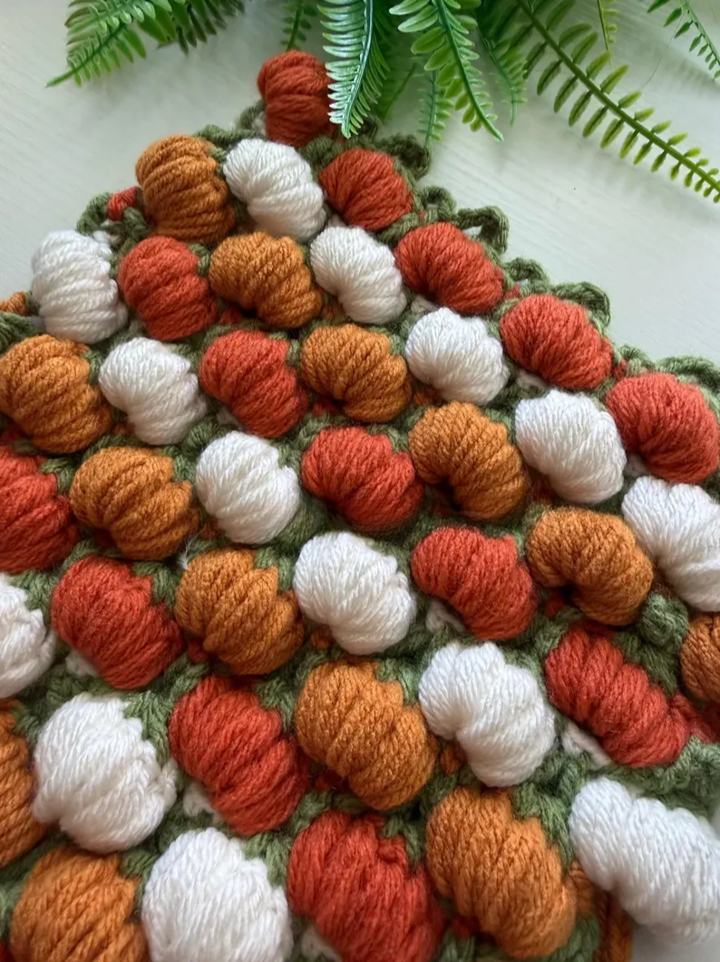 3D Pumpkin Stitch Crochet Pattern
