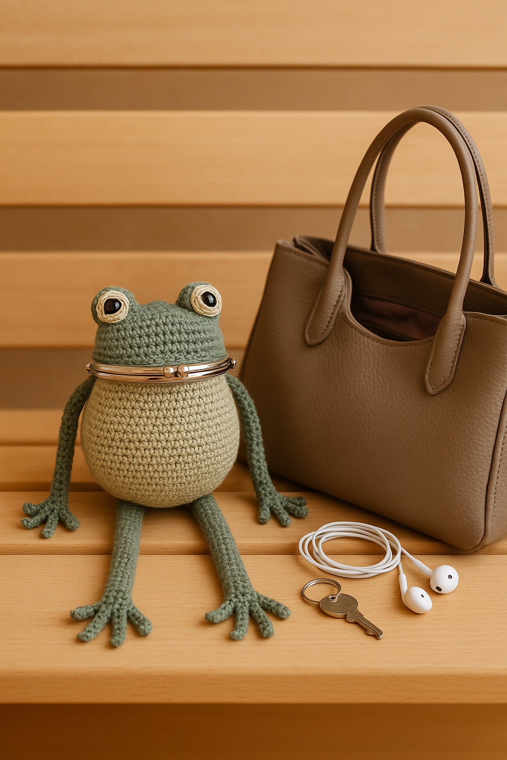 Frog Coin Purse Crochet Pattern