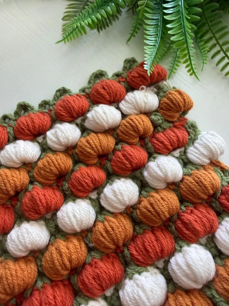 3D Pumpkin Stitch Crochet Pattern