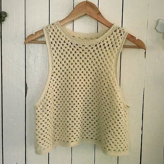 Lace Summer Tank Crochet Pattern