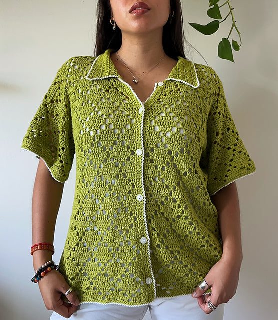 Collared Shirt Crochet Pattern