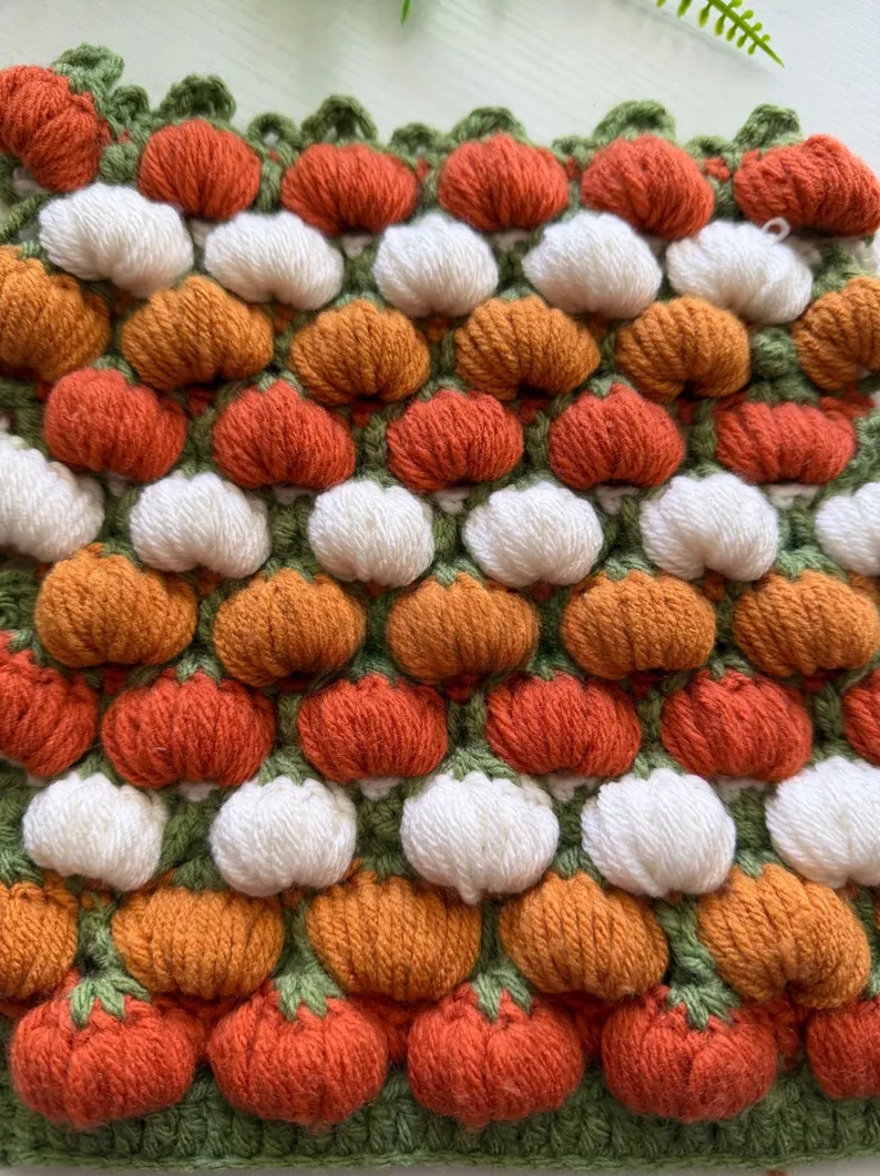 3D Pumpkin Stitch Crochet Pattern