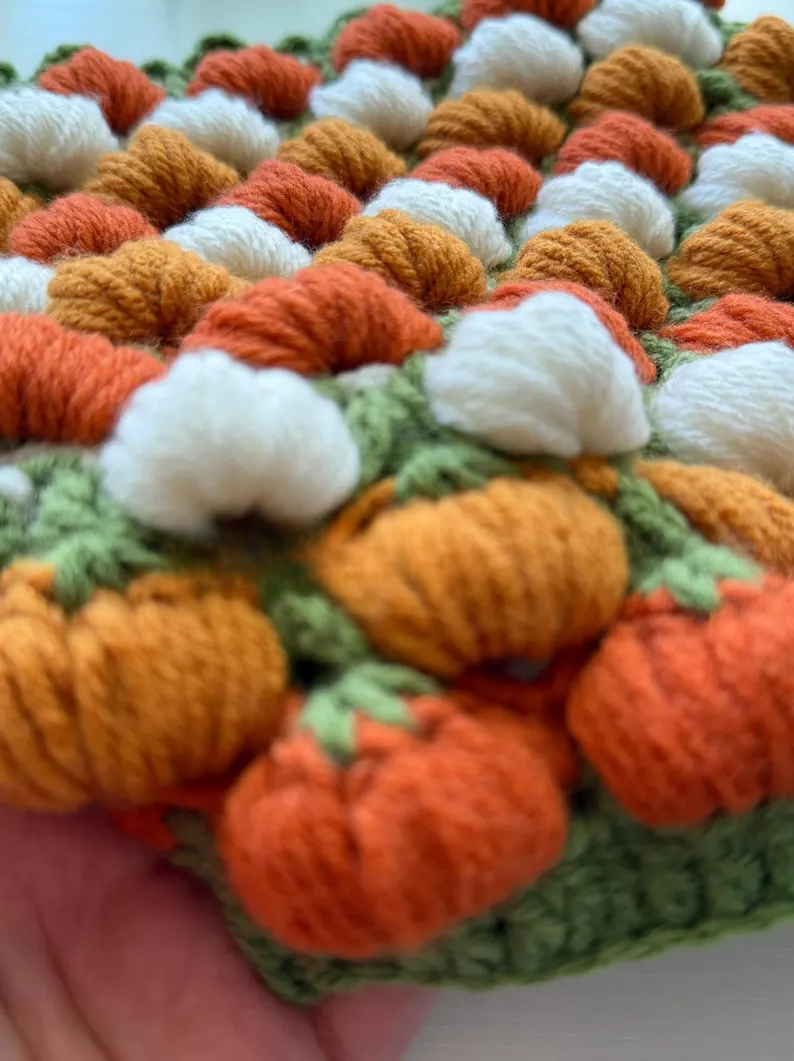 3D Pumpkin Stitch Crochet Pattern