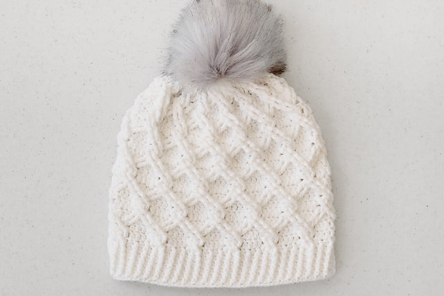 Classic Cable Hat Crochet Pattern