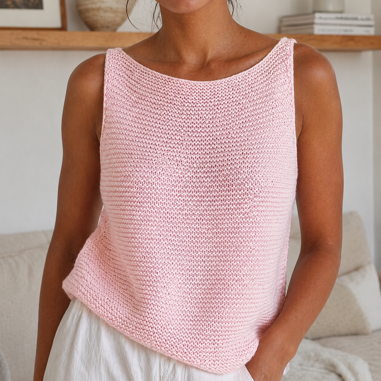 Boat Neck Tank Crochet Pattern