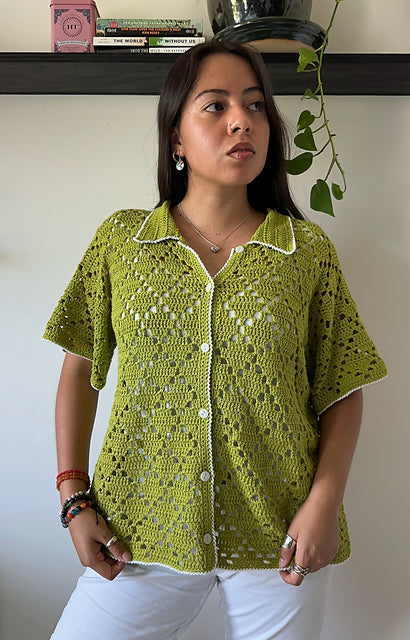 Collared Shirt Crochet Pattern