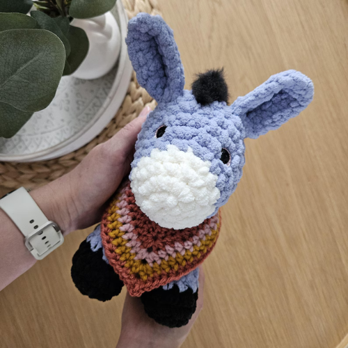Donkey Plushie Crochet Pattern